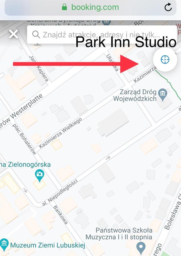 Park Studio Lägenhet Zielona Góra Exteriör bild