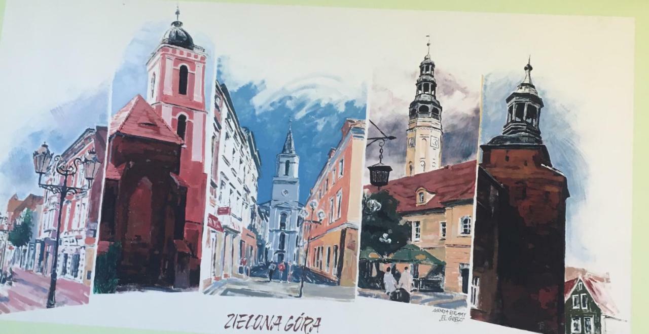 Park Studio Lägenhet Zielona Góra Exteriör bild